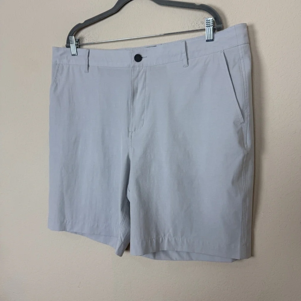 Faherty Men’s All Day 9” Shorts | Ice Grey | Size 38”